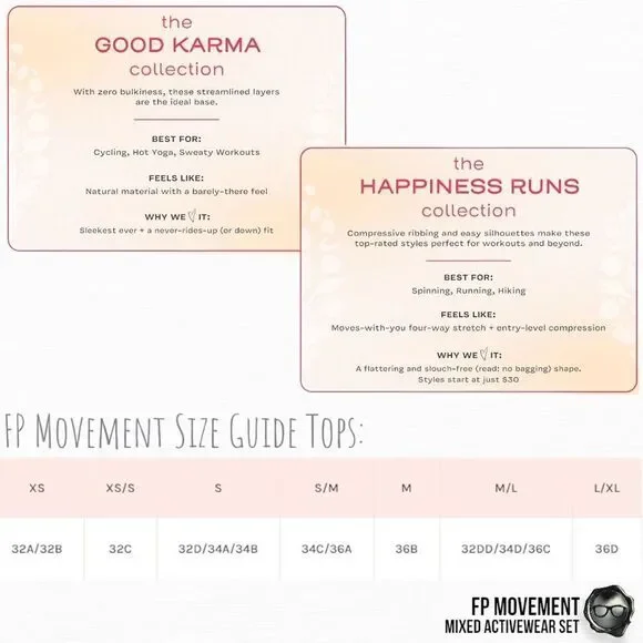 FP MOVEMENT HAPPINESS RUNS STRAPPY BACK CROP TANK + GOOD KARMA LEGGINGS BLUE HUE - Picture 13 of 16